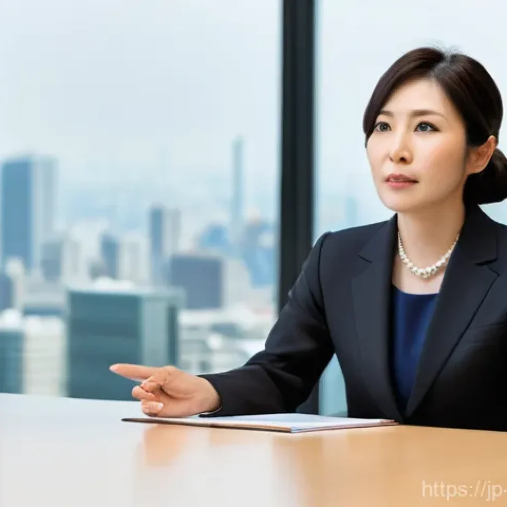 통역사 업무 분석 사례 - **Prompt:** A highly skilled female interpreter, in her late 30s, with a warm and insightful express...